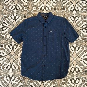 Cotton Volcom Short Sleeve Button Down Shirt